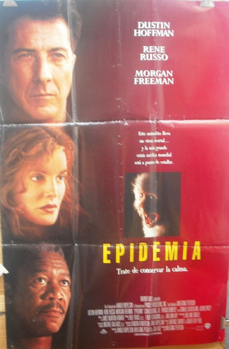 Afiche Orig. De La Película Epidemia ( Modelo 2°) D. Hoffman