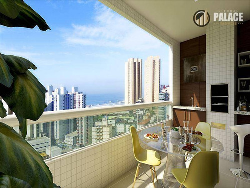 Apartamento Com 2 Dormitórios À Venda, 90 M² Por R$ 480.237,40 - Boqueirão - Praia Grande/sp - Ap1267