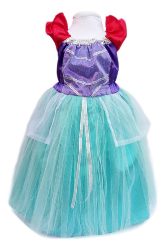Vestido Disfraz  De La Sirenita Ariel. Vestidos De Princesas