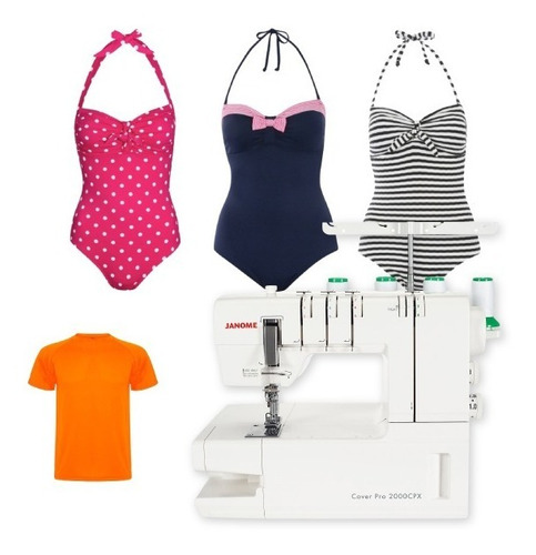 Collaretera Janome Cover Pro 2000cpx - Uso Doméstico