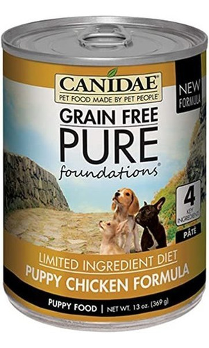 Canidae Grain Free Pure Foundations Chicken Puppy Canned Foo