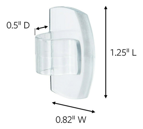 Clips Redondos Para Cables 13 Transparentes 16 Tiras De Coma