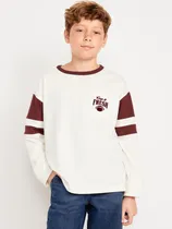 Comprar Playera Cuello Redondo De Manga Larga Old Navy Para Niño