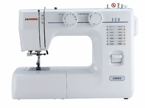 Janome 2008 S Completa Com Enfiador De Linha Automatico 110v