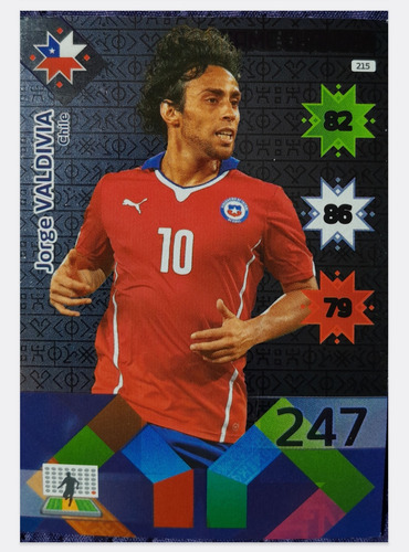 Carta Jorge Valdivia Copa América Chile 2015 Game Changer