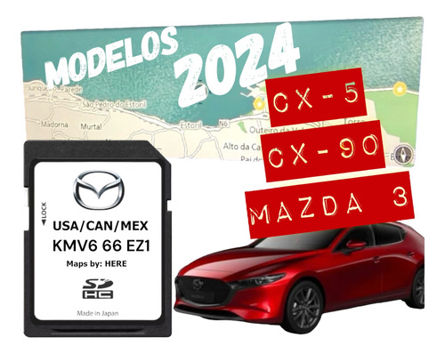 Tarjeta De Navegación Mapas Mazda 3 2 6 Cx3 Cx5 Cx9 Mx5