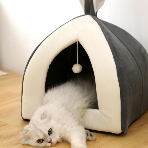 Tienda De Cueva Para Gatos Cachorro Lavable S 28x28x29cm