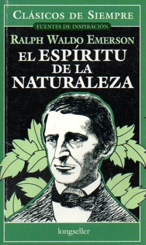 El Espiritu De La Naturaleza Rw Emerson Longseller 