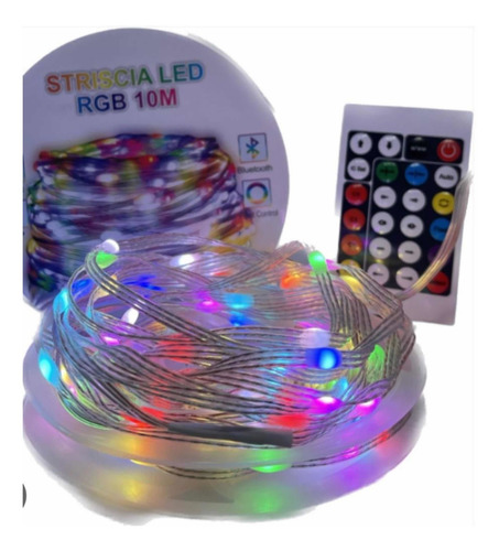 Tira Led Rgb Sumergible 10mts Varios Colores Y Efectos