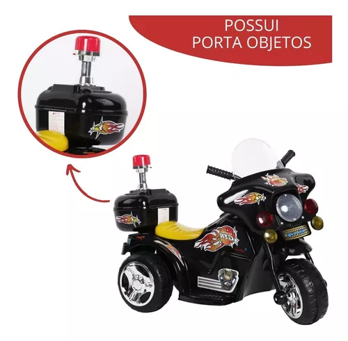 Moto a bateria para crianças Importway BW044 cor azul 110V/220V