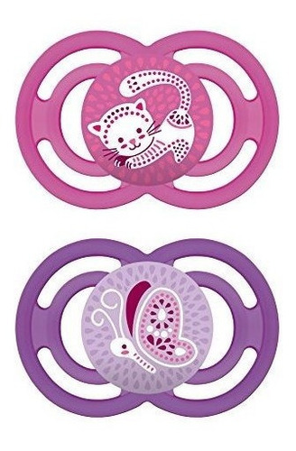 Mam Perfect 2 Piece Baby Pacifier Girl 6 Meses