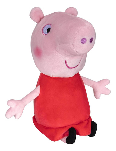 Peppa Pig Plush, 8 Pulgadas - Animal De Peluche Suave Y Blan