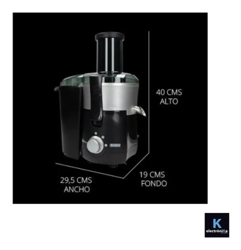 Extractor Jugos Electrico 600w 2 Litros Th-2551 Thomas / K | Cuotas sin  interés