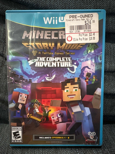 Minecraft Story Mode The Complete Adventure Nintendo Wii U