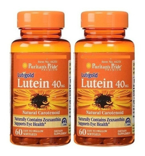 Antioxidante Lutein 40 Mg Puritan's Pride60 Cápsulas