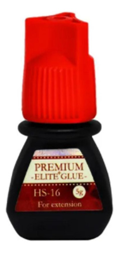 Cola Elite Hs-16 5ml Extensão Cílios Fio Black Glue