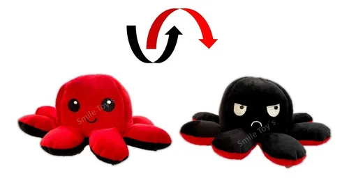 Pulpo reversible rojo negro sales