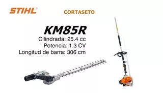 Cortaseto Km85r De 3 Metros - Motor Multifuncional