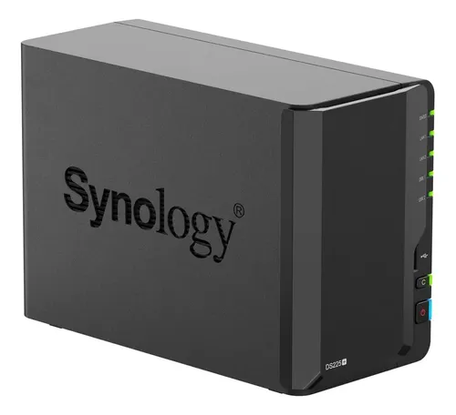 Nas Synology Ds225+ 2 Baias Intel Celeron J4125 2 Gb De Ram Preto
