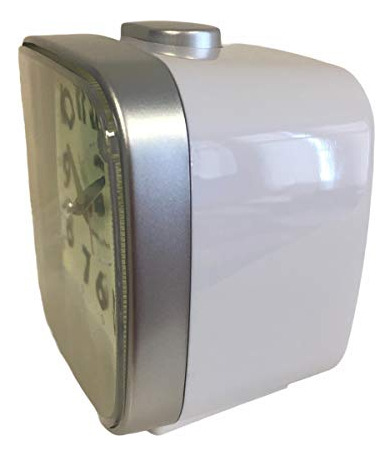 Reloj Despertador Con Esfera Súper Luminosa Unity, Blanco, 4