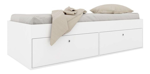 Cama De Solteiro 4 Portas Tókio Branco 90 - Art In Móveis