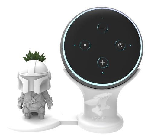 Soporte Mini Maceta The Mandalorian Echo Para Echo Dot 3°gen