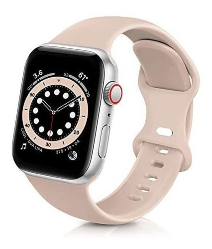 Correa S   Para Apple Watch Serie6/5/4-  Milk Tea