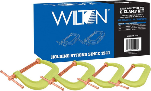 Wilton Spark-duty 400cs Hi-vis C-clamp Kit (11114)