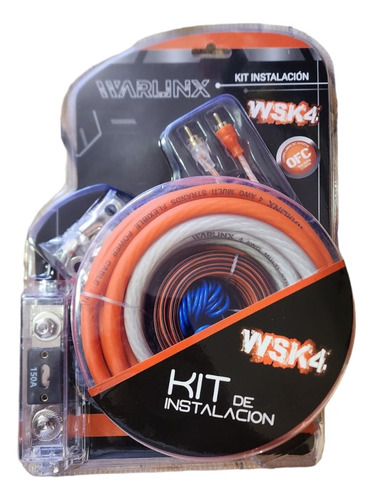 Cable Kit Instalacion De 1 Rca Macho A 1 Rca Macho War Linx Wsk4 Wsk4 De 5.1m