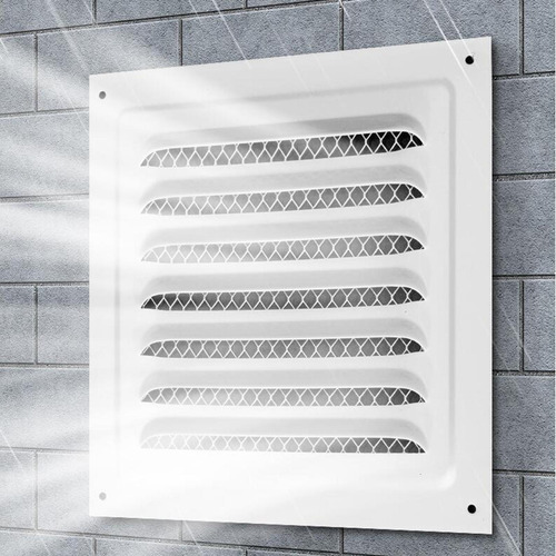 Rejilla De Ventilación Delgada De Acero 25cmx25cm