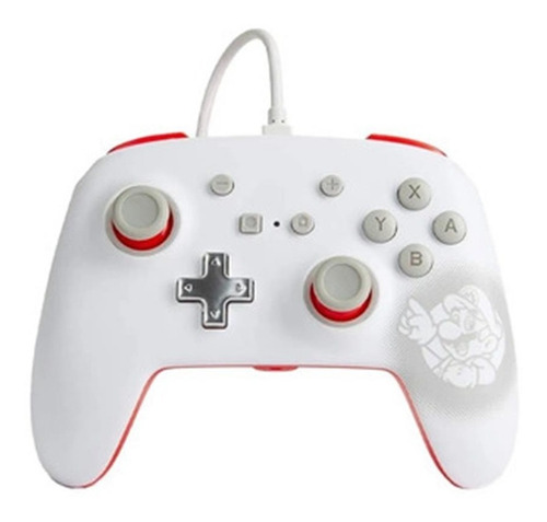 Joystick Con Cable Mario White Power A Nintendo Switch Ade