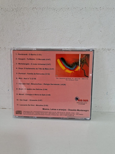 Cd Oswaldo Montenegro Telas Estandar (Usado)