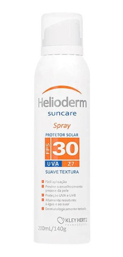 Protetor Solar Helioderm Fps 30 Spray 200ml