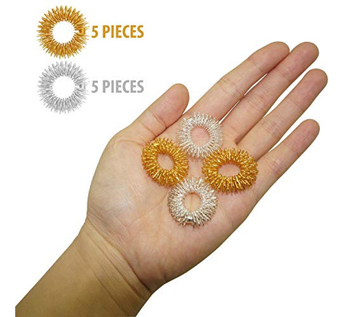 Anillo De Masaje Para Dedos 10 Unids Juguete Relajante Para