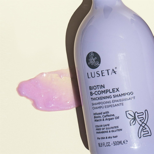 Shampoo Espessante Luseta Biotin B-complex Para Crescimento
