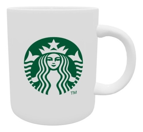 Taza De Cerámica Modelo Starbucks Logo Actual | MercadoLibre