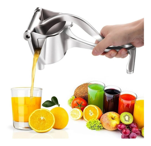 Exprimidor Manual De Frutas  (saca Jugo De Acero Inoxidable)