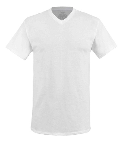 Pack X4 Playeras Para Hombre 0777m01m01 Cuello V Hanes