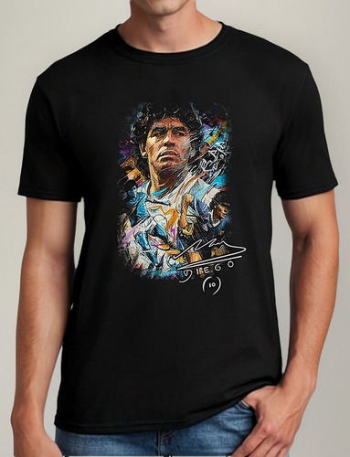 Playera Algodón Unisex Diego Armando Maradona F#226