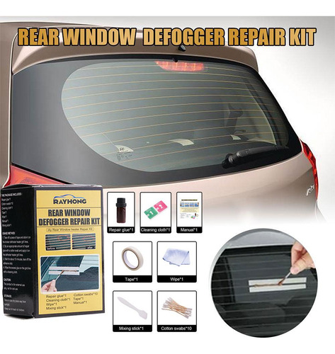 Kit De Reparo Do Desembaçador Do Espelho Traseiro Scratch Re