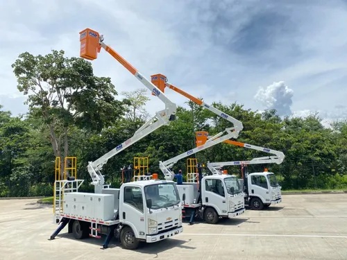 Grua Tipo Canasta Aislada