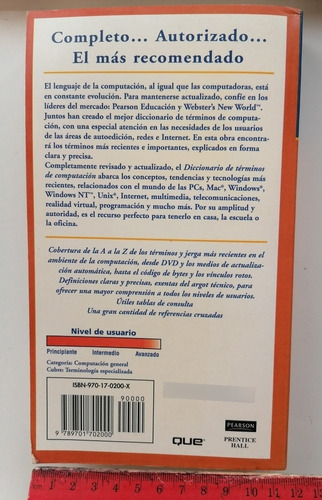 Diccionario De Términos De Computación (Usado)