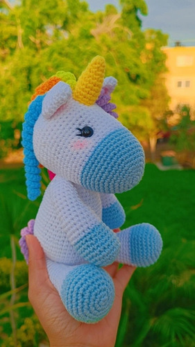 Unicornio Amigurumi Tejido A Mano