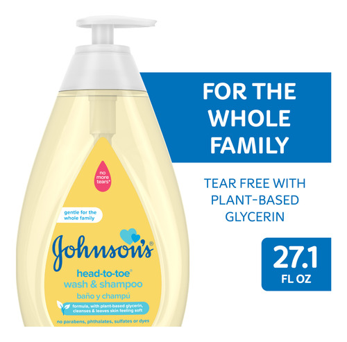 Johnson's Baby Gel De Baño & Shampoo 800ml Aroma Floral