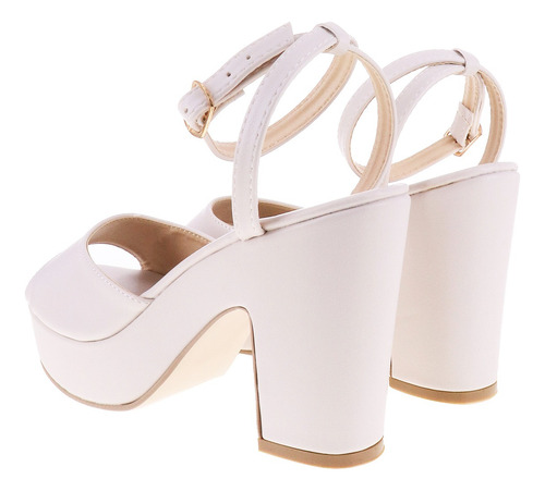 Zapatos De Tacón Punta Abierta Tiras Delgadas Moda Dama Aona