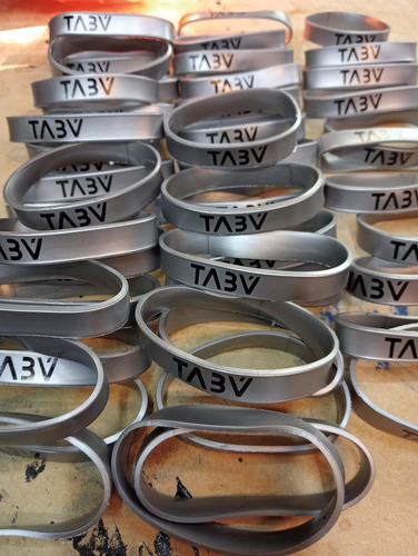 Pulseras De Silicon Personalizada Con Tu Diseño 225 Pz Unono Varios Colores A Elegir