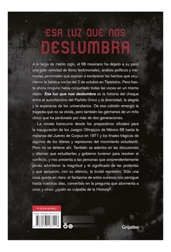 Libro Original Esa Luz Que Nos Deslumbra De Fabrizio Mejía M (Usado)