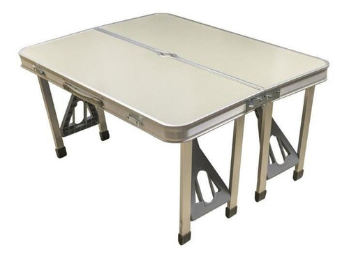 Imagen 6 de 10 de Mesa Plegable Camping Con Sillas