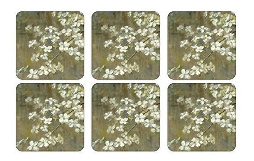 Posavasos Pimpernel Dogwood In Spring Collection - Juego De 