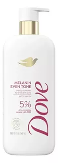 Dove Exfoliating Melanin Body Wash Even Skin Tone 18.5 Oz